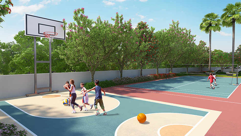 Gagan Avencia Half Basketball Court